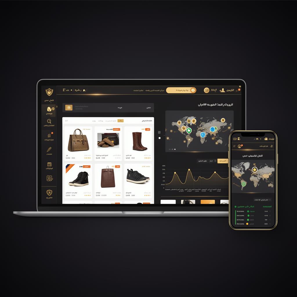 Multichannel shop with order tracking
